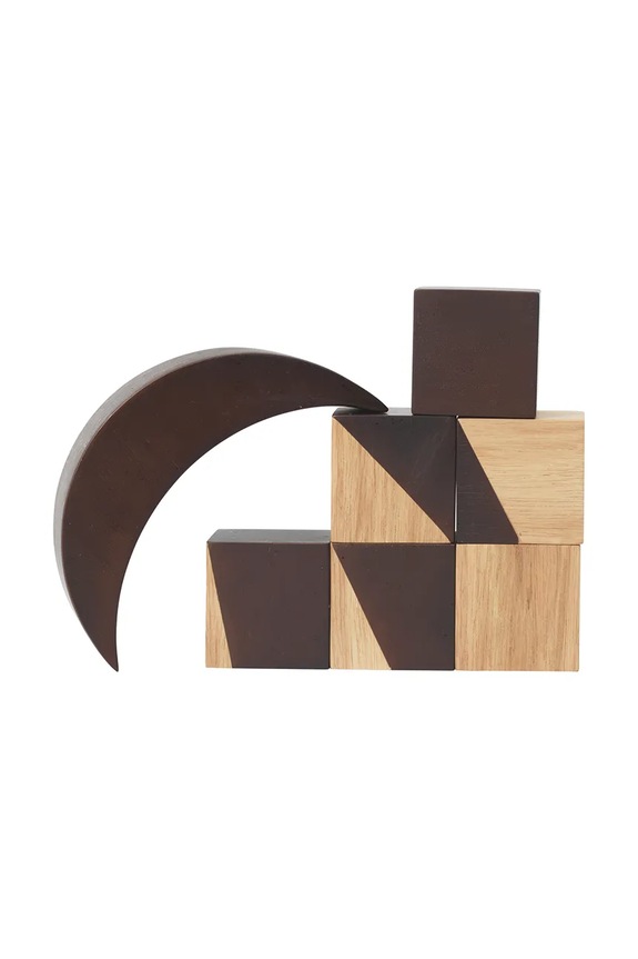 Μπλοκ για παιδιά ferm LIVING 1104271084 καφέ AA00