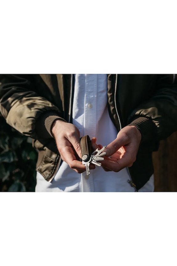 Kľúčenka Orbitkey Crazy-Horse 8,5 cm hnedá CHLO.2.OBOBGM