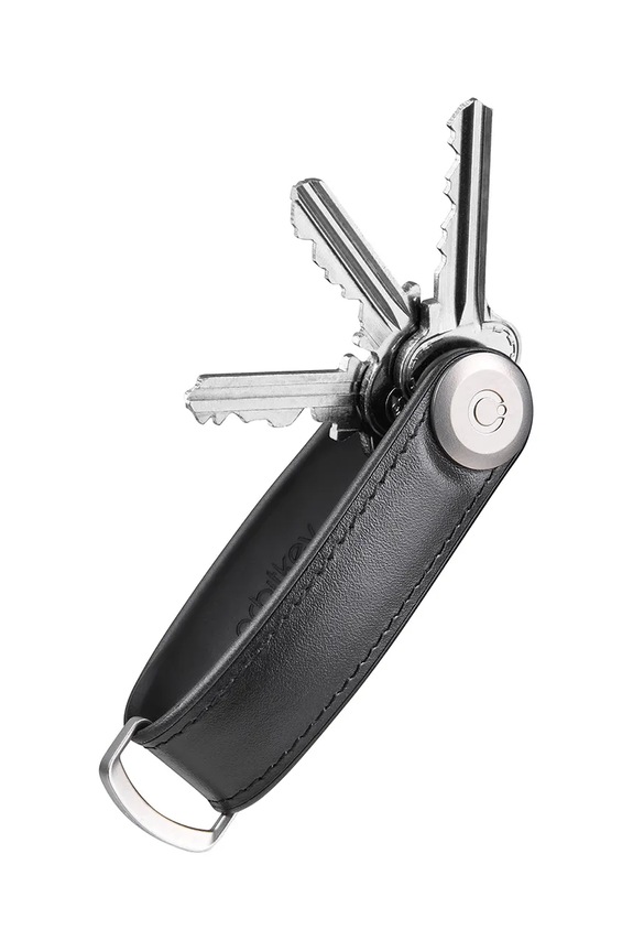 Orbitkey custodia per chiavi Hybrid Leather 8,5 cm nero KHL3.BLK.111