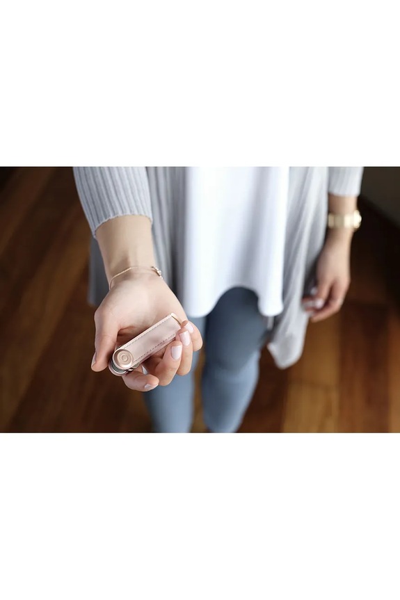 Θήκη για κλειδιά Orbitkey Leather Blus 8,5 cm LTHO.2.BHBHRG μπεζ