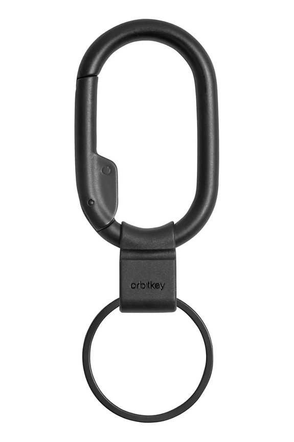 Μπρελόκ Orbitkey Clip Mini 9,5 cm μαύρο PCM1.BLK.100