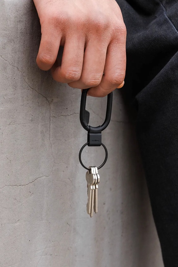 Μπρελόκ Orbitkey Clip Mini 9,5 cm PCM1.BLK.100 μαύρο