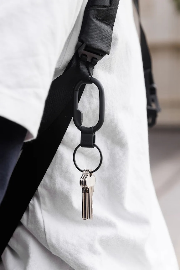 Μπρελόκ Orbitkey Clip Mini 9,5 cm PCM1.BLK.100