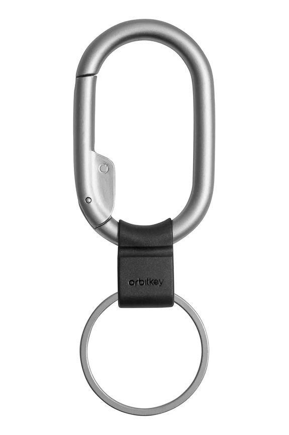 Μπρελόκ Orbitkey Clip Mini 9,5 cm γκρί PCM1.SLV.100