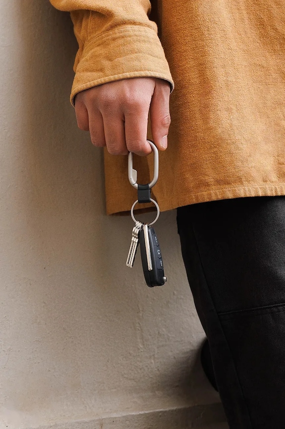 Μπρελόκ Orbitkey Clip Mini 9,5 cm PCM1.SLV.100