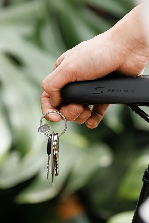 Μπρελόκ Orbitkey Ring v2 γκρί PRN2.SLV.102