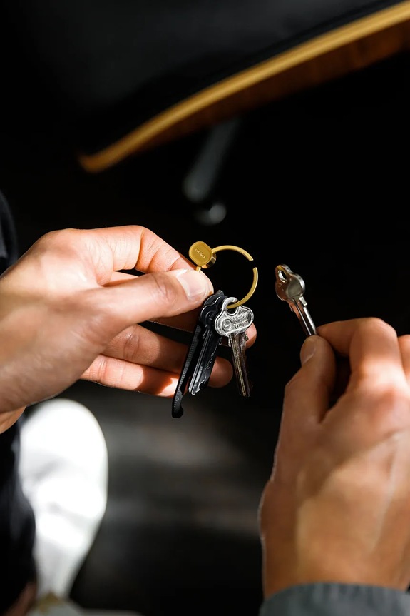 Μπρελόκ Orbitkey Ring v2 3,25 cm PRN2.YGD.102 κίτρινο