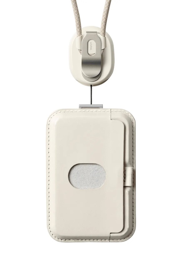 Θήκη κάρτας ταυτότητας με κορδόνι Orbitkey Card Holder Pro 56 x 7 x 0,9 cm WCPA.STO.202 μπεζ AA00