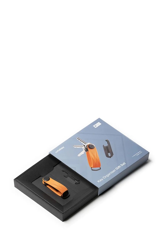 Darčeková sada: organizér na kľúče a multifunkčný nástroj Orbitkey Active oranžová GAT2.TNG.201