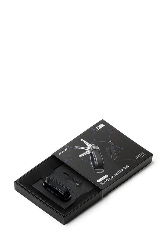 Orbitkey ajándék szett: kulcstartó és multifunkciós eszköz Pro fekete GPR1.BLU.201