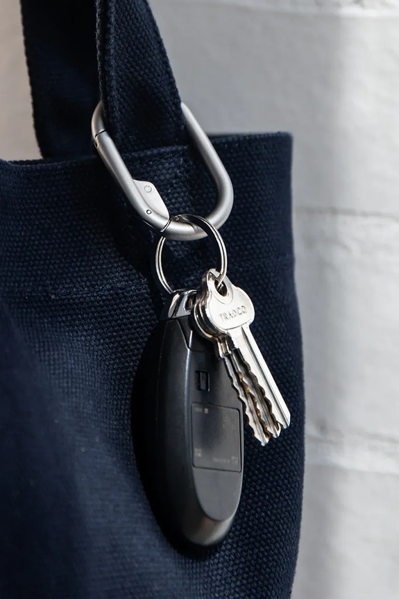 Μπρελόκ Orbitkey ADDO.CLIP.2.SV γκρί AA00