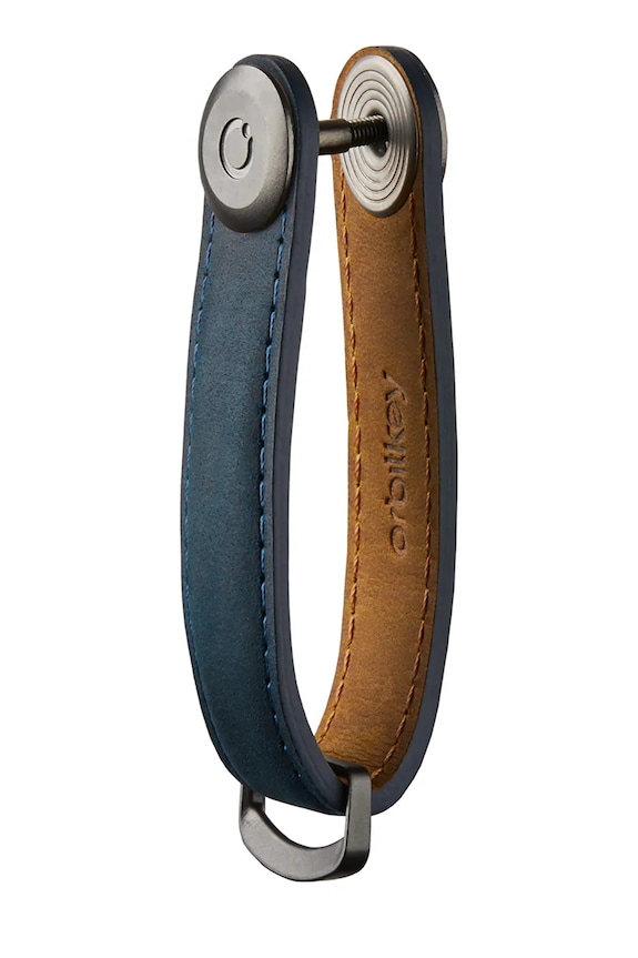 Lifestyle Orbitkey etui na klucze skórzane CHLO.2.MBMBGM niebieski