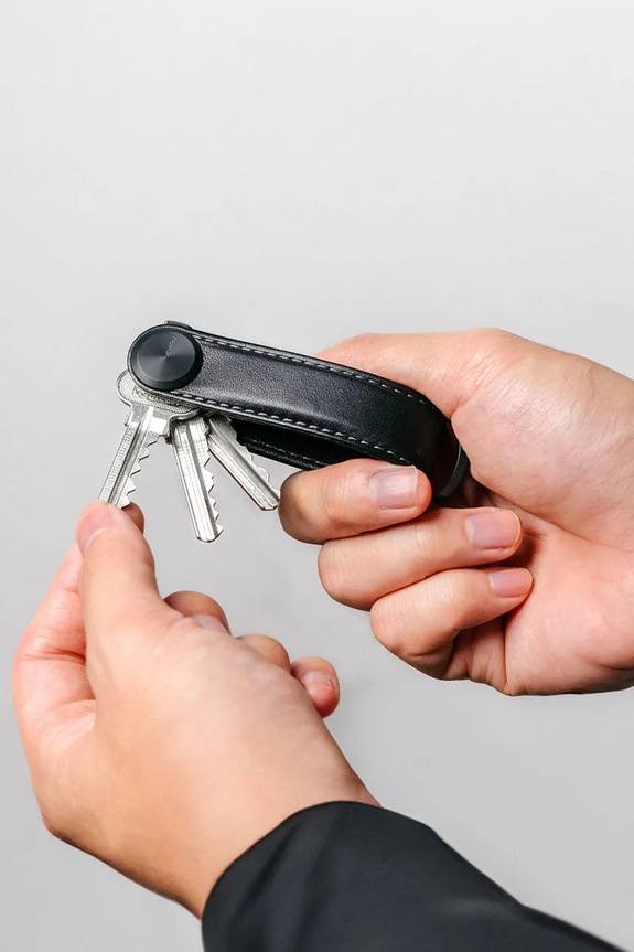 Θήκη για κλειδιά Orbitkey Pro Leather 9,3 cm KPR1.BKT.101