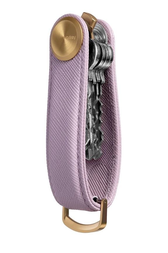 Orbitkey etui na klucze Pro Leather 9,3 cm różowy KPR1.LIL.113