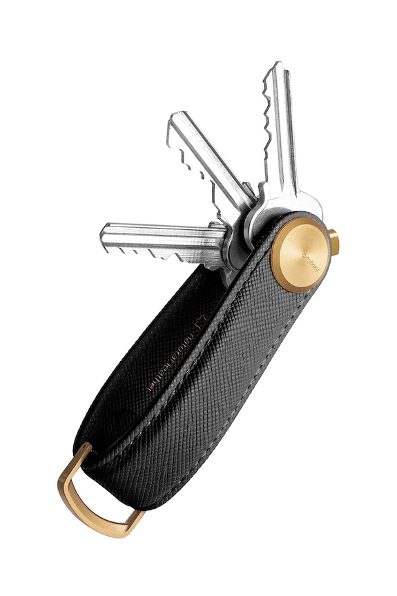 Etui za ključeve Orbitkey Pro Leather 9,3 cm crna KPR1.LIQ.113