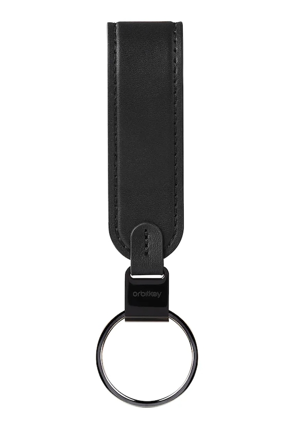 Orbitkey breloc de piele negru PLK1.BLK.101