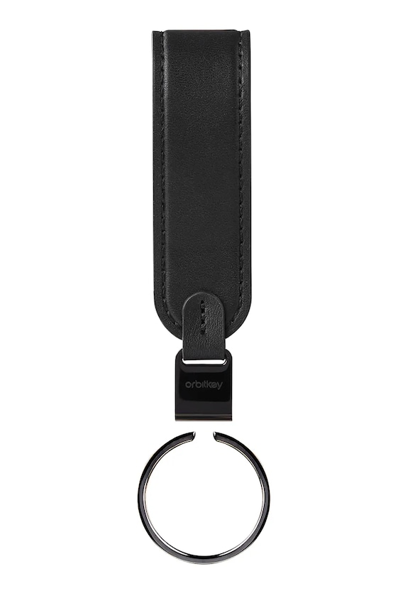 Orbitkey breloc de piele PLK1.BLK.101 negru AA00