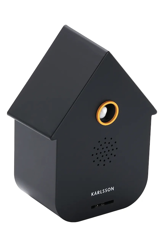 Ηχείο Karlsson Modern Cuckoo 11,5 x 7,5 cm KA6095BK μαύρο AA00