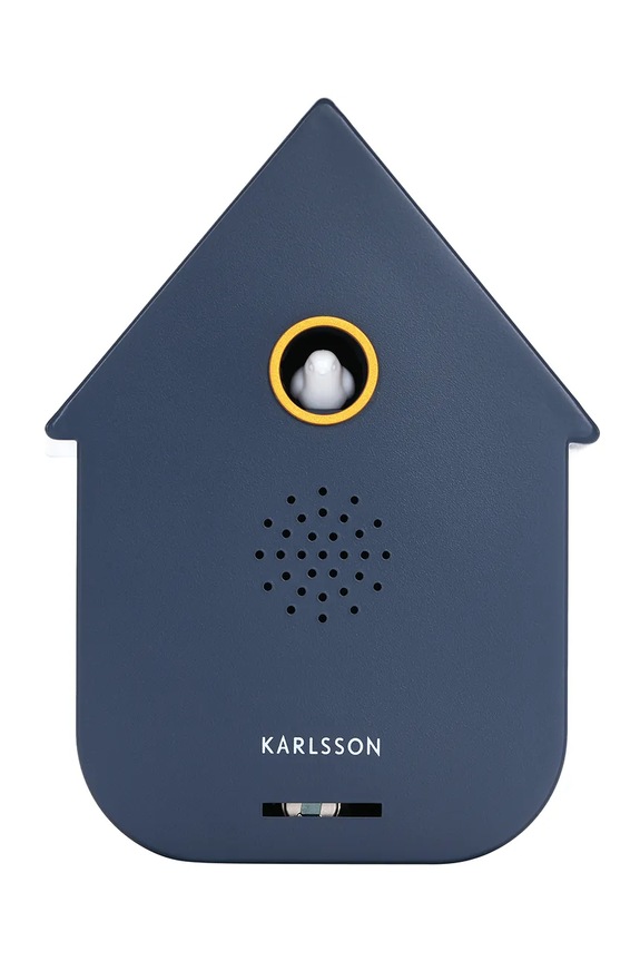 Sat s kukavicom Karlsson Modern Cuckoo 11,5 x 7,5 cm mornarsko plava KA6095DB
