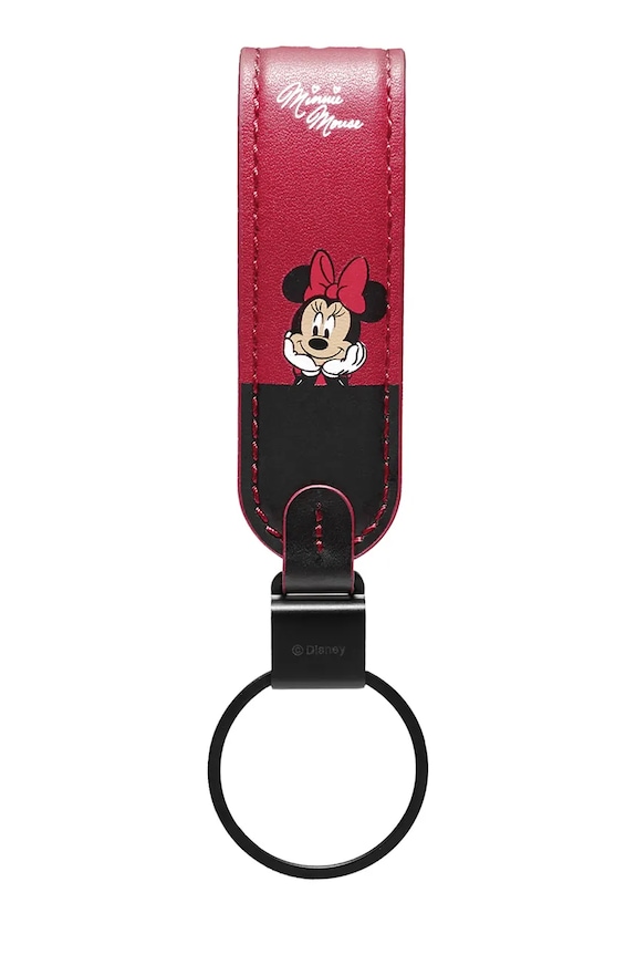 Lifestyle Orbitkey brelok ze skóry naturalnej Minnie Mouse 3 x 1,5 x 1 cm ELK1.MNM.509 multicolor