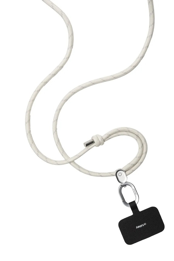 Orbitkey pasek do telefonu z materiału tekstylnego EPS1.STO.111 szary AA00