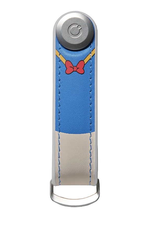 Orbitkey organizer na klucze ze skóry naturalnej Donald Duck 8,6 x 2,2 x 2 cm GHL3.DDK.509 multicolor AA00