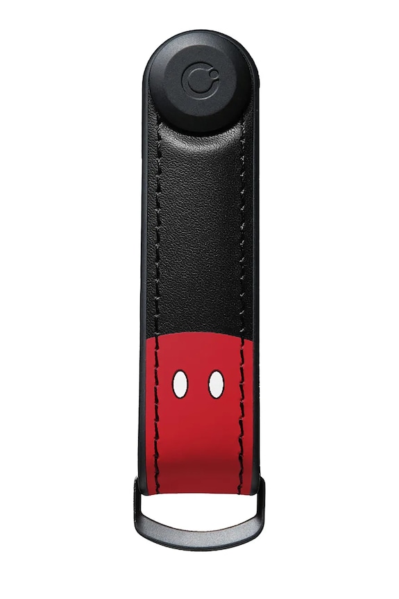Orbitkey organizer na klucze ze skóry naturalnej Mickey Mouse 8,6 x 2,2 x 2 cm GHL3.MKM.509 multicolor AA00