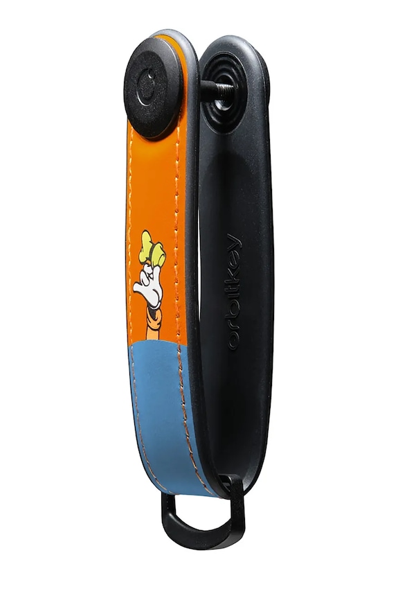 Kožená kľúčenka Orbitkey Hybrid x Disney™ 8,6 x 2,2 cm viacfarebná KHL3.GFY.509