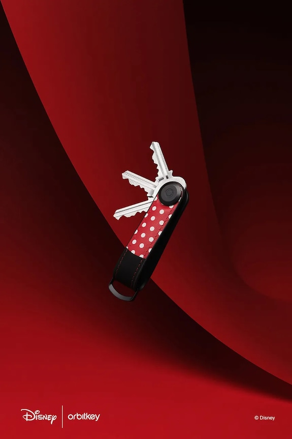 Kožená kľúčenka Orbitkey Hybrid x Disney™ 8,6 x 2,2 cm KHL3.MNM.509 viacfarebná