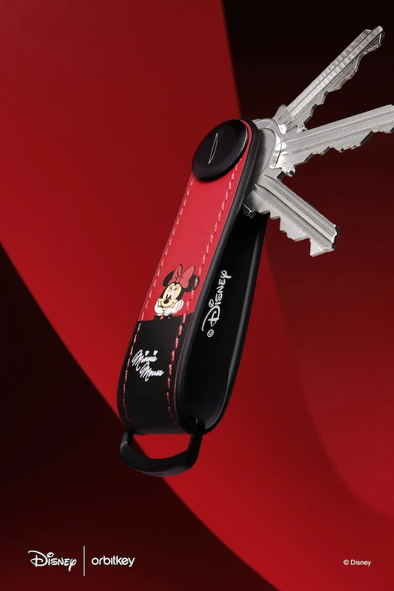 Kožená kľúčenka Orbitkey Hybrid x Disney™ 8,6 x 2,2 cm KHL3.MNM.509
