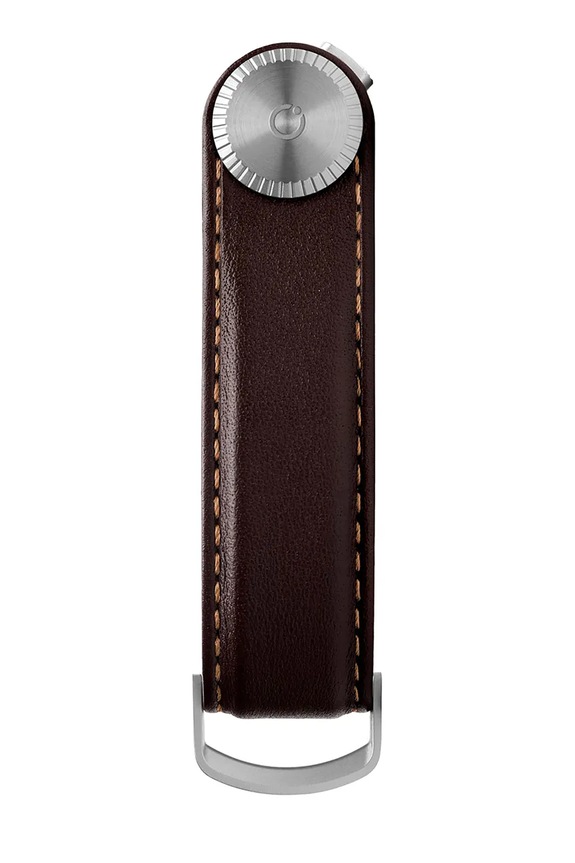 Kožená kľúčenka Orbitkey Pro Leather 9,3 x 3,5 cm KPR1.MHG.101 červená AA00