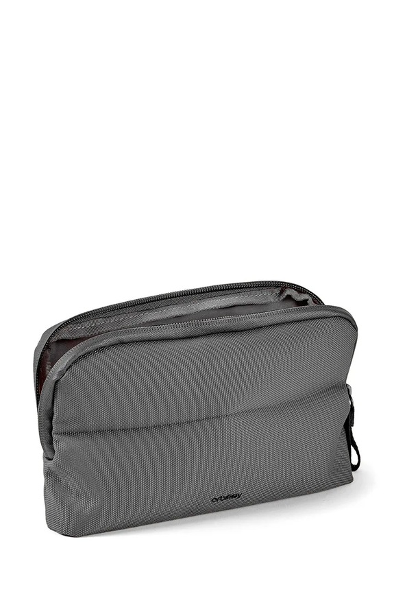 Orbitkey organizer biurowy podróżny z materiału tekstylnego szary WDP1.GRP.109