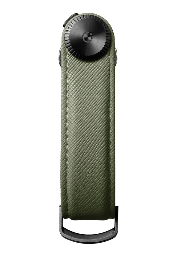 Orbitkey organizer na klucze ze skóry naturalnej KPR1.OLV.113 zielony AA00