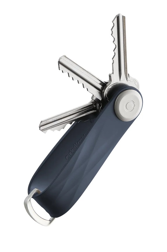 Orbitkey organizér na kľúče z plastu modrá KAT3.MID.103