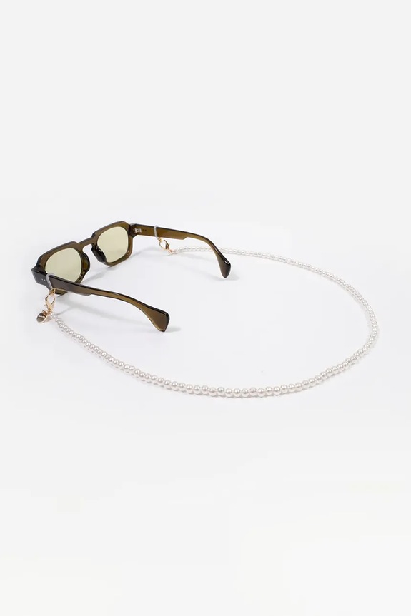 LaCoqueFrançaise retiazka na okuliare z plastu 72 cm biela LE322039