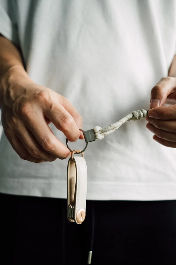 Orbitkey μπρελόκ από πλαστικό 13,5 x 3,2 x 1,1 cm PUL1.STO.111 γκρί