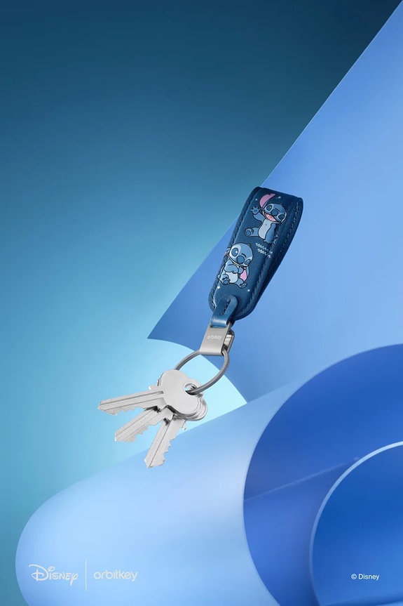 Orbitkey μπρελόκ από φυσικό δέρμα 3,5 x 1,6 x 11,8 cm πολύχρωμο ELK1.STI.509