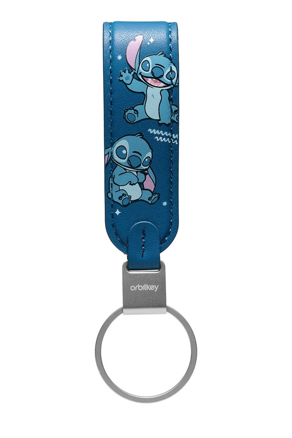 Orbitkey μπρελόκ από φυσικό δέρμα 3,5 x 1,6 x 11,8 cm ELK1.STI.509 πολύχρωμο AA00