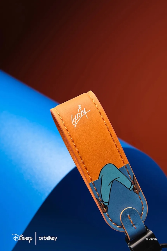 Orbitkey μπρελόκ από φυσικό δέρμα 3,5 x 1,6 x 11,8 cm ELK1.GFY.509 πολύχρωμο