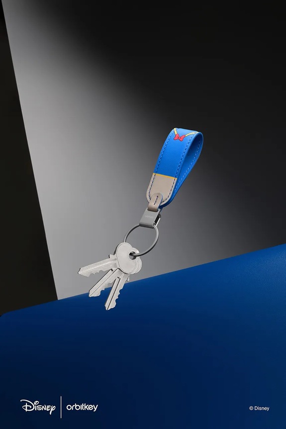 Orbitkey μπρελόκ από φυσικό δέρμα 3,5 x 1,6 x 11,8 cm πολύχρωμο ELK1.DDK.509