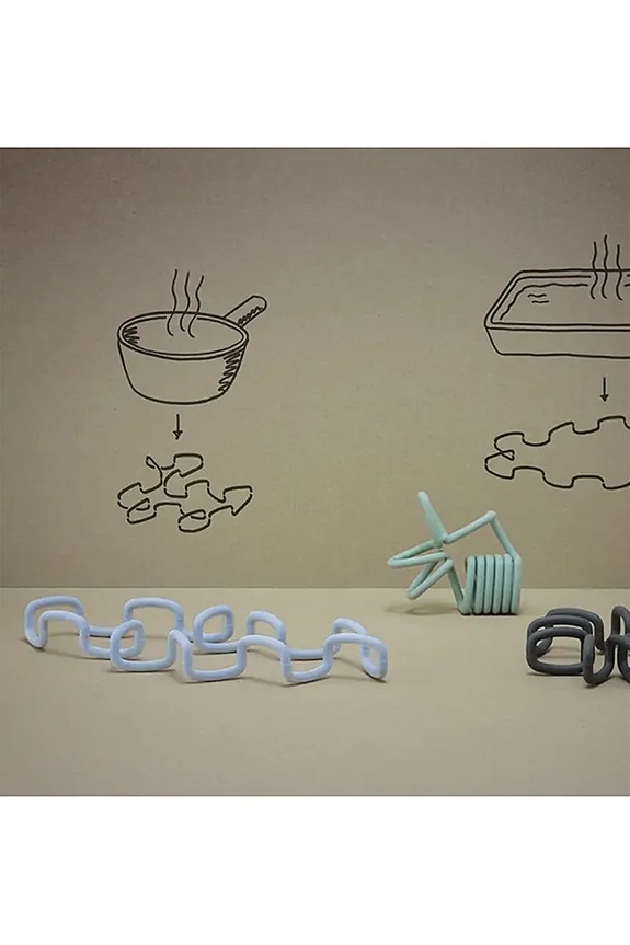 Podloga za topla jela Rig-Tig Zig Zag Z00034.2 plava AA00