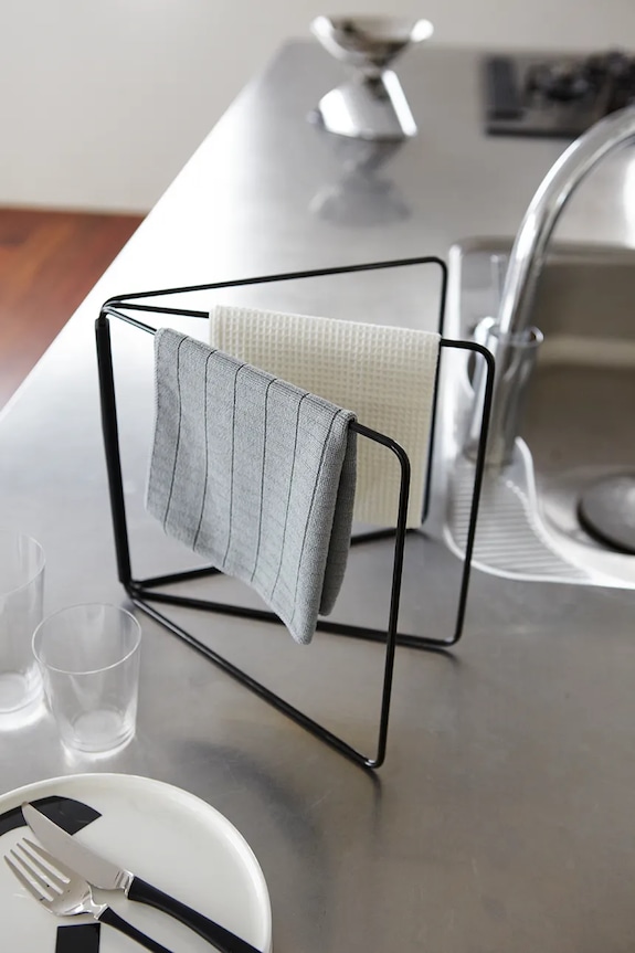 Yamazaki gancio per accessori da cucina Tower nero 2788