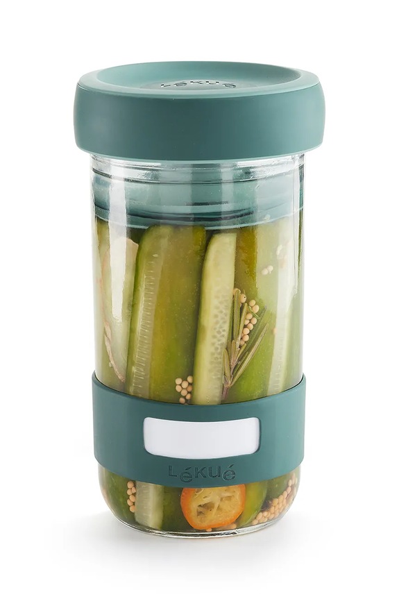 Sada na kyslé uhorky Lekue Kimchi 0,7 L viacfarebná 885723