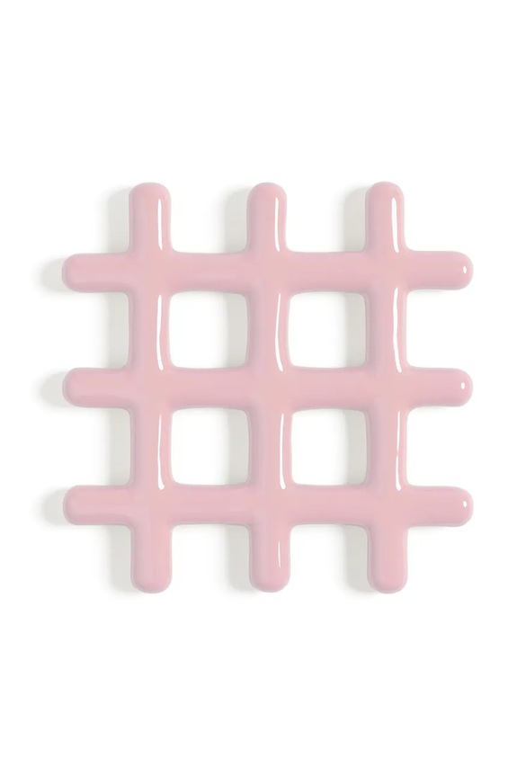 Podstavec na teplé jedlá &k amsterdam grid pink ružová 1475.02