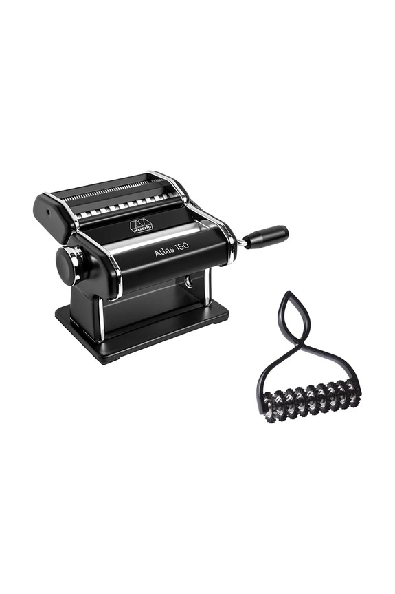 Marcato tésztagép vágóval Atlas 150 Classic fekete AT.150.NER.PB