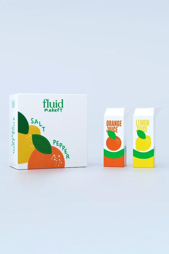 Αλατιέρα και πιπεριέρα Fluid Market Salt & Pepper Juice AASAAPEJUICE πολύχρωμο AA00