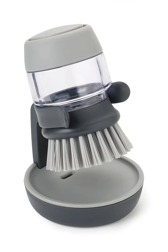 Βούρτσα πιάτων με δοσομετρητή και βάση Joseph Joseph Palm Scrub™ πολύχρωμο 85005