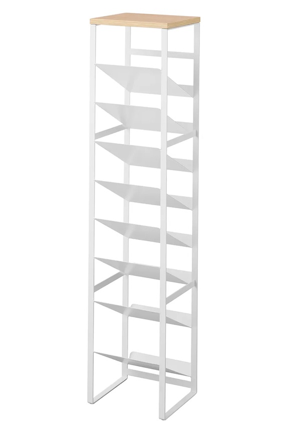 Yamazaki suport pentru sticle cu capac Tower 8 alb 1491