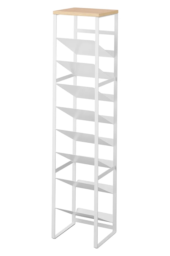 Yamazaki suport pentru sticle cu capac Tower 8 alb 1491