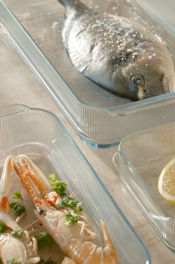 Vatrostalna posuda Stelton Pilastro 33,1 cm X.518 transparentna